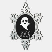 Ornement Flocon De Neige Boo ! Petite Halloween Par Lucas (Vue impression)