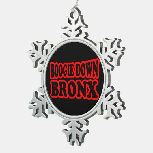 Ornement Flocon De Neige Boogie Down Bronx, New York, (Vue impression)