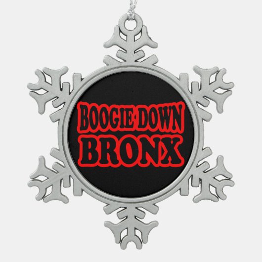 Ornement Flocon De Neige Boogie Down Bronx, New York, (Devant)