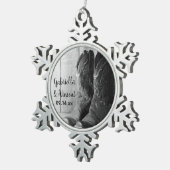 Ornement Flocon De Neige Boots rustiques Cowboy Pays Mariage occidental (Vue impression)