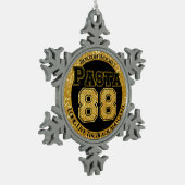 Ornement Flocon De Neige Boston Hockey Pasta 88 (Gauche)