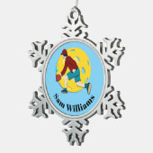 Ornement Flocon De Neige Boule de pique (Vue impression)