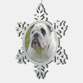 Ornement Flocon De Neige Bouledogue doux (Vue impression)