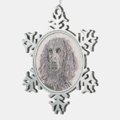 Ornement Flocon De Neige Boykin Peinture Espagnole - Cute Original Chien Ar (Vue impression)