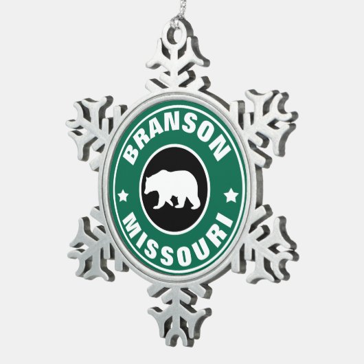 Ornement Flocon De Neige Branson Missouri (Vue impression)