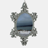 Ornement Flocon De Neige Bravant la tempête ensemble (Gauche)