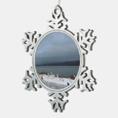 Ornement Flocon De Neige Bravant la tempête ensemble (Vue impression)