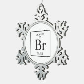 Ornement Flocon De Neige Bromine (Vue impression)
