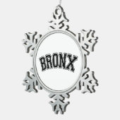 ORNEMENT FLOCON DE NEIGE BRONX (Vue impression)