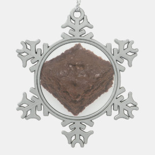 Ornement Flocon De Neige Brownie au chocolat