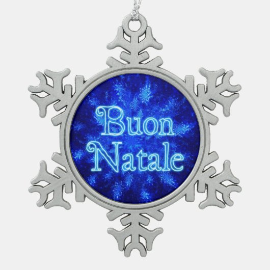 Ornement Flocon De Neige Buon Natale - Snowburst (Devant)