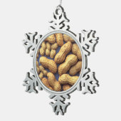 Ornement Flocon De Neige cacahuètes (Vue impression)