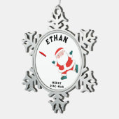 Ornement Flocon De Neige Cadeau de vacances Ultimate Frisbee (Vue impression)