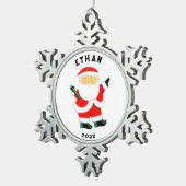 Ornement Flocon De Neige Cadeau de vacances Ultimate Frisbee (Vue impression)