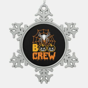 Ornement Flocon De Neige Cadeau Spider Boo Citrouille Halloween Spider Boo