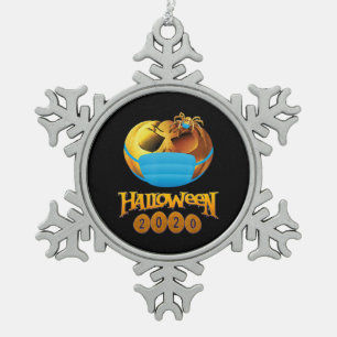 Ornement Flocon De Neige Cadeau Spider Citrouille Halloween Et Masque Ara