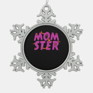 Ornement Flocon De Neige Cadeau Spider MOMSTER Spider Net Et Bat Hallowee