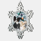 Ornement Flocon De Neige Cadeaux de Noël Papillon (Vue impression)