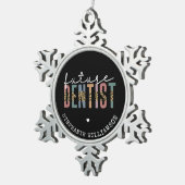 Ornement Flocon De Neige Cadeaux Dentistes Dentistes Dentistes  (Vue impression)