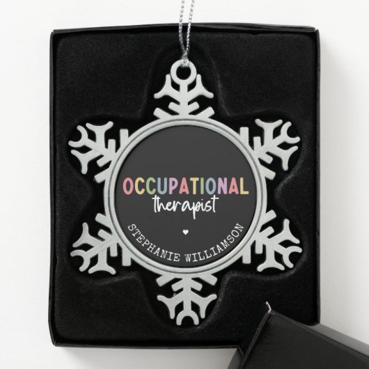 Ornement Flocon De Neige Cadeaux OT (Boîte)
