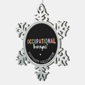 Ornement Flocon De Neige Cadeaux OT (Vue impression)