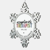 Ornement Flocon De Neige Cadeaux OT (Vue impression)