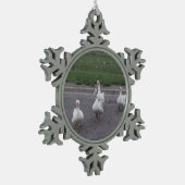 Ornement Flocon De Neige Canard (Gauche)