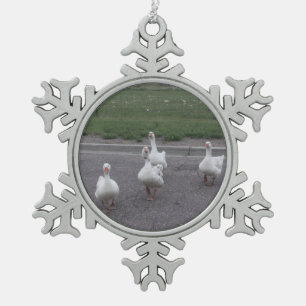 Ornement Flocon De Neige Canard