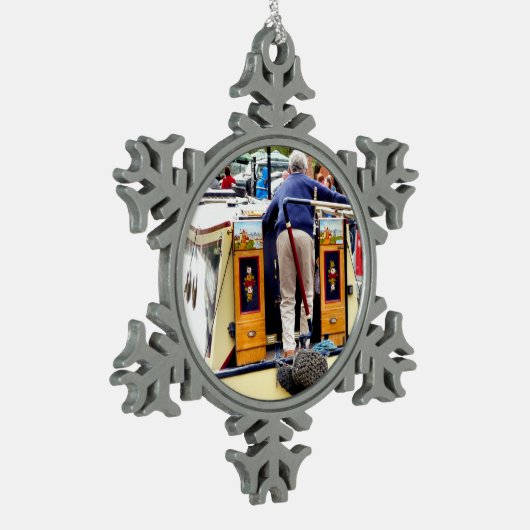 ORNEMENT FLOCON DE NEIGE CANAUX (Gauche)