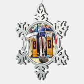 ORNEMENT FLOCON DE NEIGE CANAUX (Vue impression)