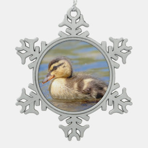 Ornement Flocon De Neige Caneton de canard colvert