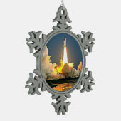 Ornement Flocon De Neige Cape Canaveral Florida Launch Pad (Gauche)