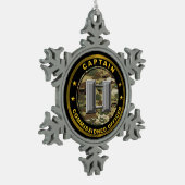 Ornement Flocon De Neige Capitaine (Gauche)