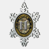 Ornement Flocon De Neige Capitaine (Vue impression)