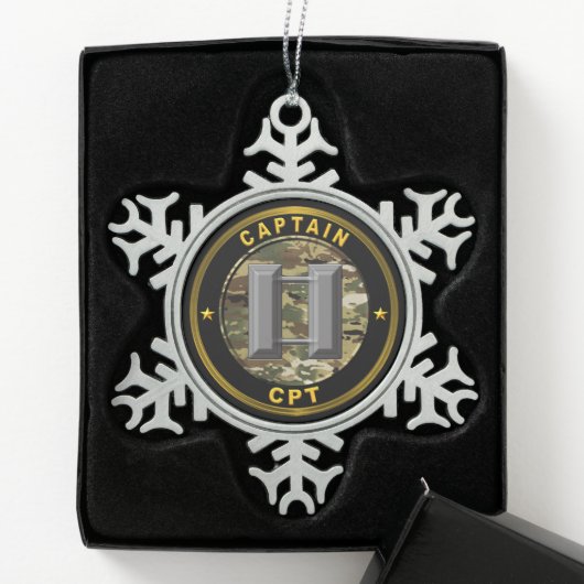 Ornement Flocon De Neige Capitaine CPT (Boîte)