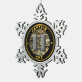 Ornement Flocon De Neige Capitaine CPT (Vue impression)