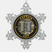 Ornement Flocon De Neige Capitaine CPT (Devant)