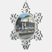 Ornement Flocon De Neige Carcassonne, France (Vue impression)