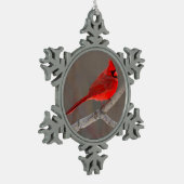 Ornement Flocon De Neige Cardinal (Gauche)