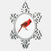 Ornement Flocon De Neige Cardinal(s) (Vue impression)