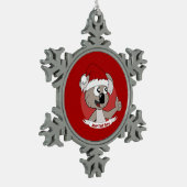 Ornement Flocon De Neige Caricature de koala de Noël (Gauche)