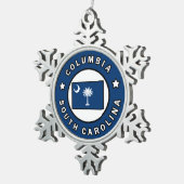 Ornement Flocon De Neige Caroline du Sud (Vue impression)