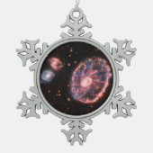 Ornement Flocon De Neige Cartwheel Galaxy, James Webb Télescope Spatial (Devant)