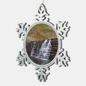 Ornement Flocon De Neige Cascade du parc national Laurel Hill I (Vue impression)