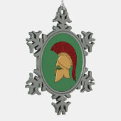 Ornement Flocon De Neige Casque Corinthien (Gauche)