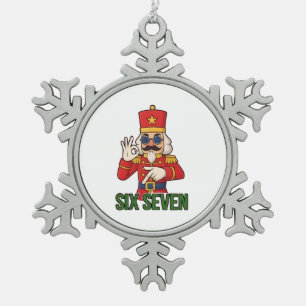 Ornement Flocon De Neige Casse-Noisette Six Seven Noël 6 7 Xmas