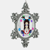 Ornement Flocon De Neige Catberry de Noël (Gauche)