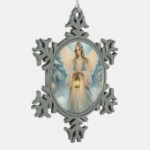 Ornement Flocon De Neige Celestial Winter Angel Lantern of Grace (Gauche)