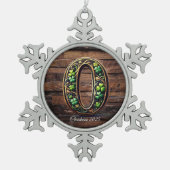 Ornement Flocon De Neige Celtic monogram letter ornament (Devant)