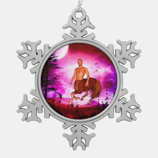 Ornement Flocon De Neige Centaure impressionnant (Devant)